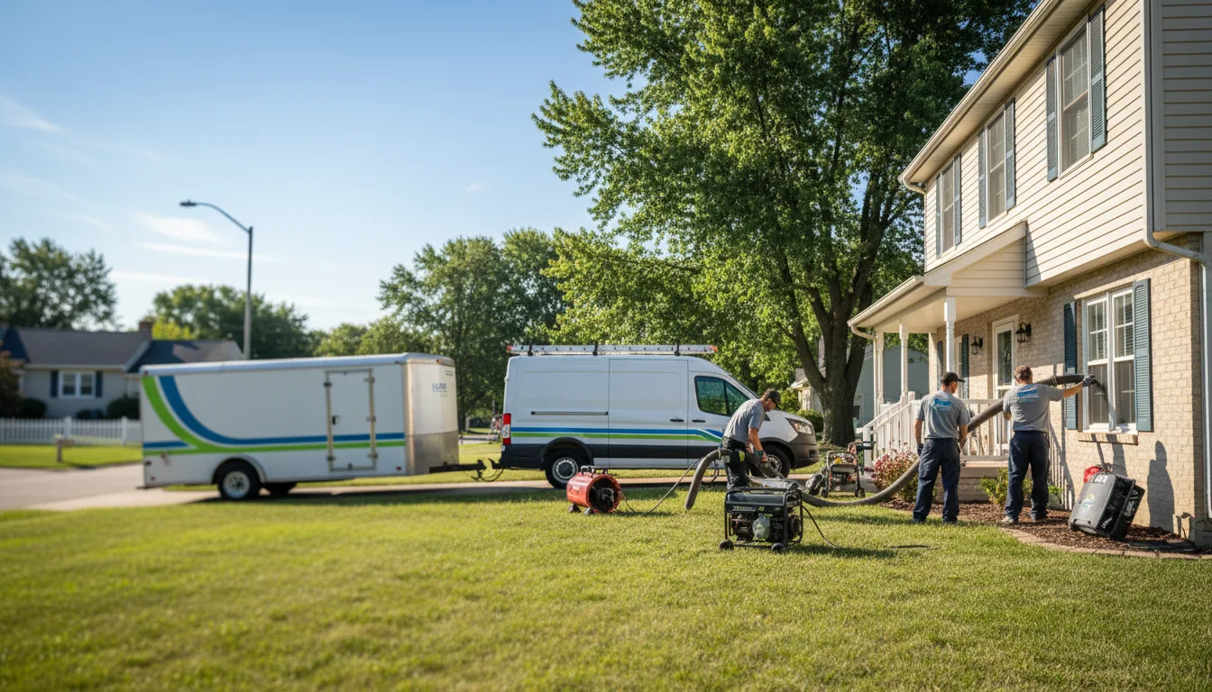 Flooded Basement Restoration And Cleanup With Repair in Cedarburg, WI near me
